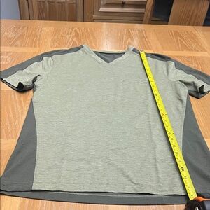 lululemon athletica Men's Olive V-Neck Tee
